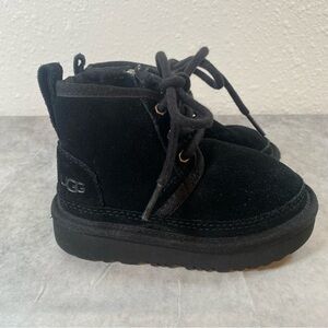 UGG Neumel II Boot Black Toddler Size 7 Infant Baby No Box